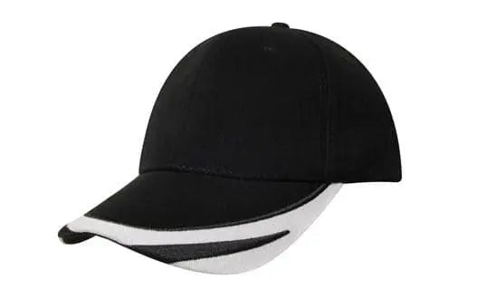 Headwear Bhc W/peak Trim & Fmbroidery Cap X12 - 4072 - City Workwear